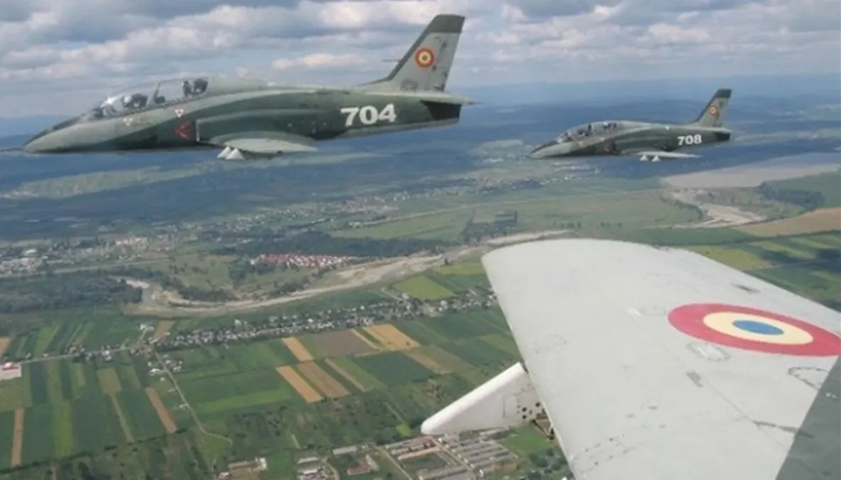Exerciţiu aviatic la joasă înălţime în judeţul Covasna