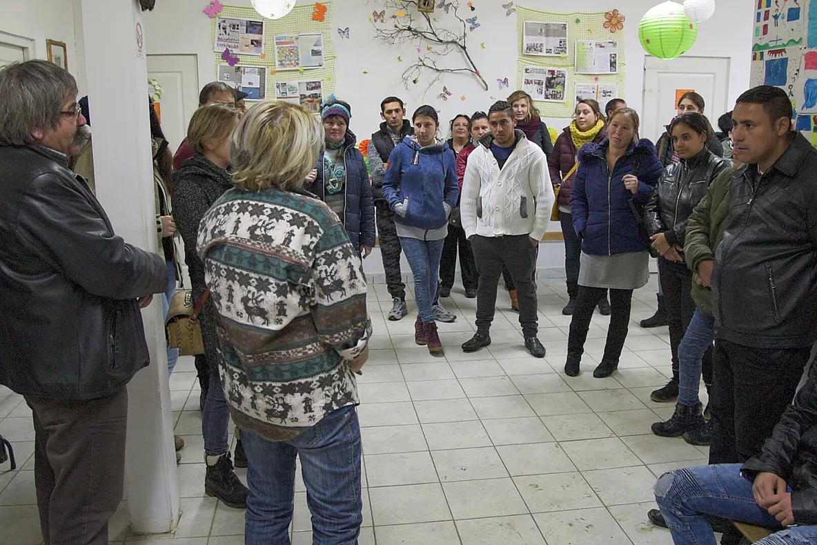Romii din Őrkő în vizită de studiu la Belin şi Hăghig
