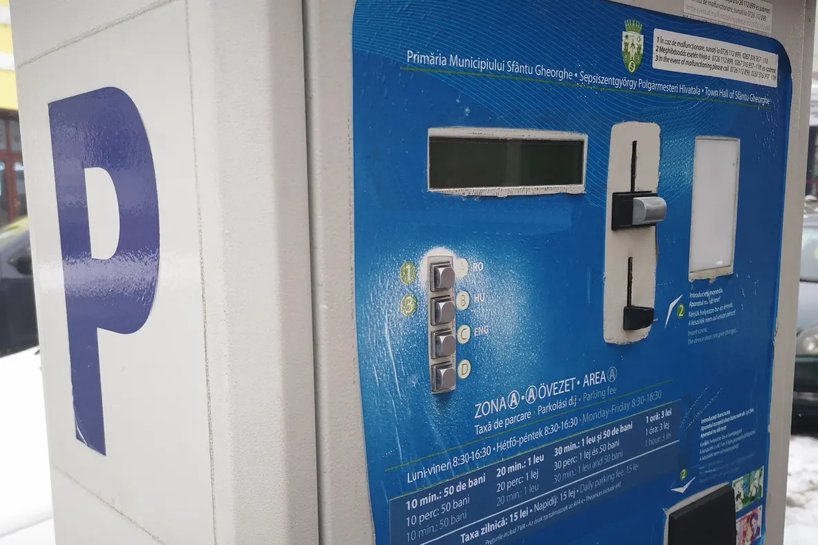 Încă o stradă cu parcare cu plată în Sfântu Gheorghe