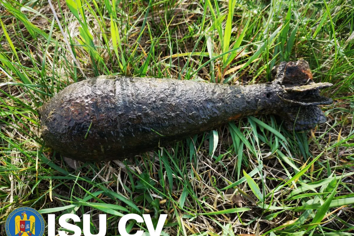 Muniţie neexplodată găsită la Estelnic şi Belani