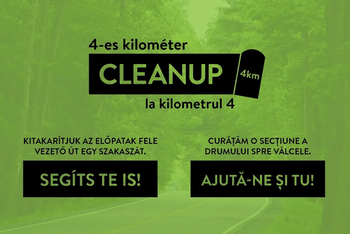 #Cleanup 2: Kilometrul 4 – „Curățăm drumul spre Vâlcele”
