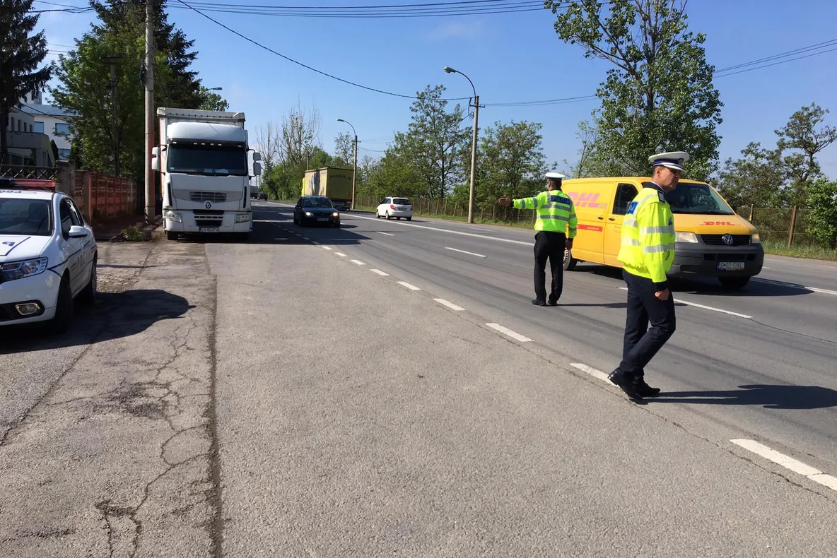 VIDEO. Acțiunea TRUCK&amp;BUS, în plină desfășurare în judeţul Covasna