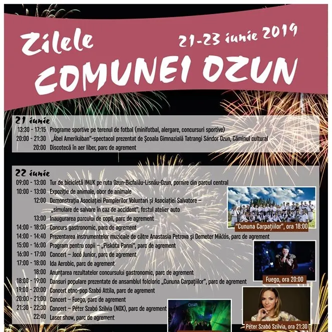 Încep Zilele comunei Ozun. Printre invitați - Fuego