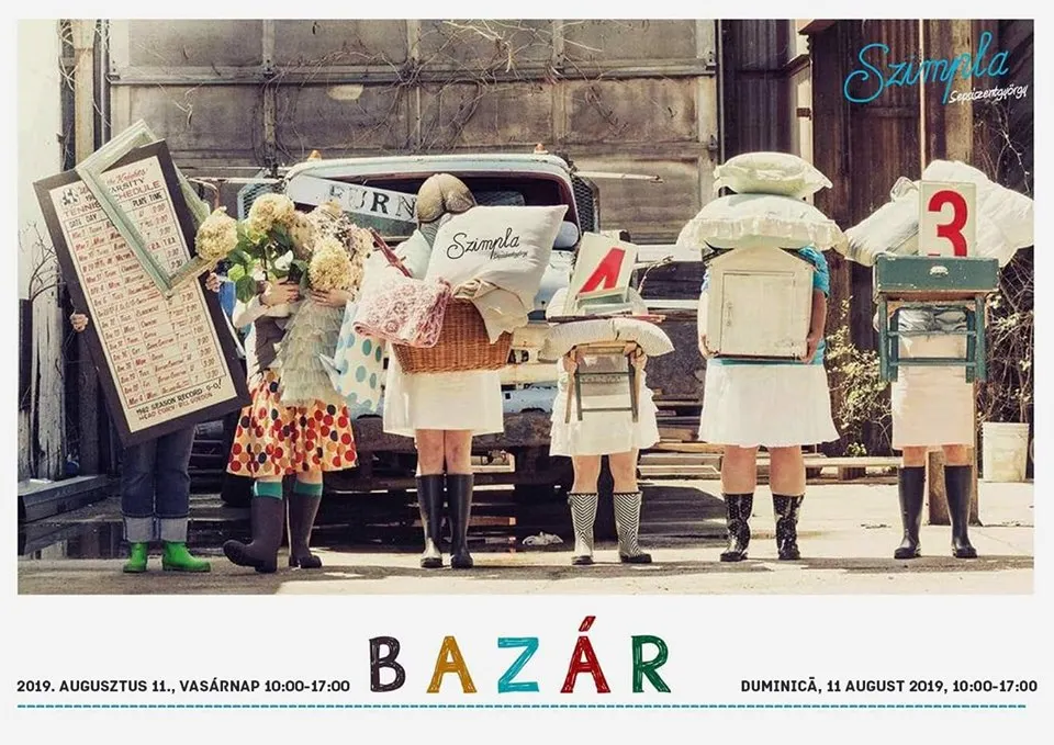 „Szimpla Bazár” – Târg de vechituri, duminică, la Sfântu Gheorghe