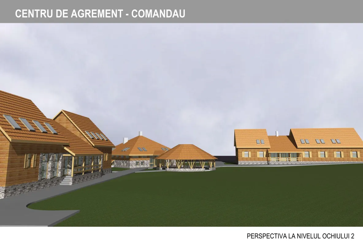 Noul Centru de agrement din Comandău a fost finalizat