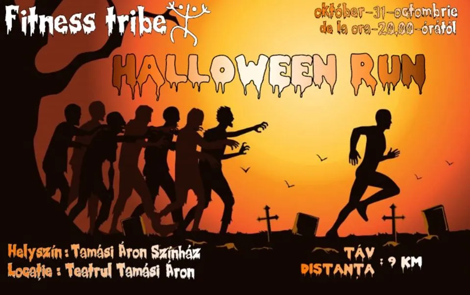 Alergare de Halloween „pentru a alunga spiritele rele”, la Sfântu Gheorghe