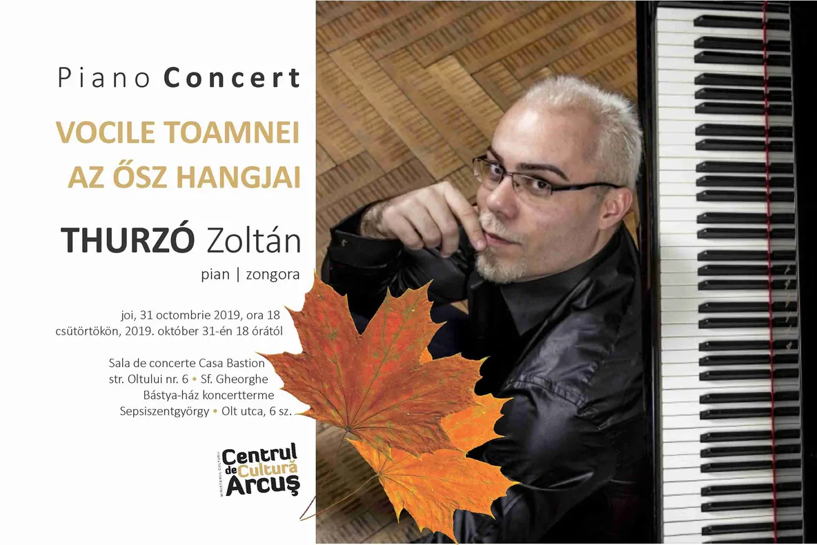 Vocile toamnei - recital de pian Thurzó Zoltán la Sfântu Gheorghe
