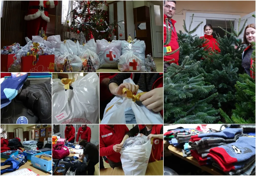 Haine, jucării, alimente și dulciuri – Crucea Roșie Covasna dăruiește „Magia primului Crăciun” pentru 19 copii nevoiași din județ
