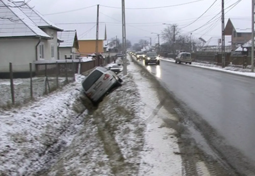 Un singur accident rutier în județul Covasna, în minivacanța de Crăciun