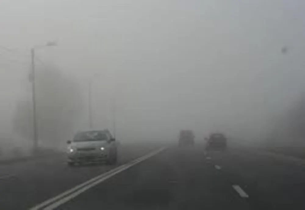 Codul galben de ceață a fost prelungit în județul Covasna. Care sunt localitățile vizate