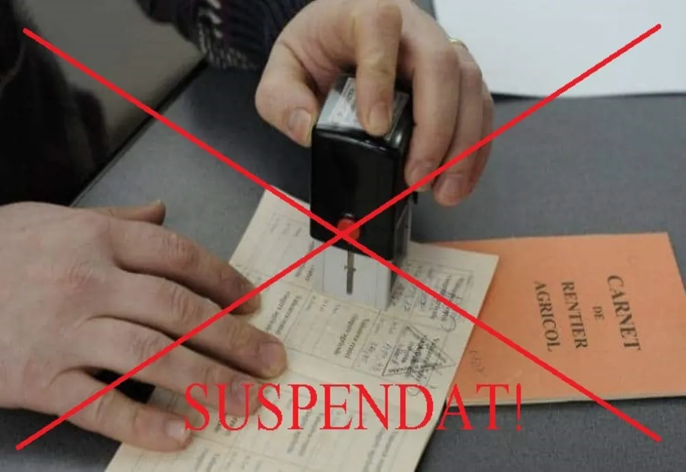APIA Covasna a suspendat activitatea de vizare a carnetelor de rentier agricol