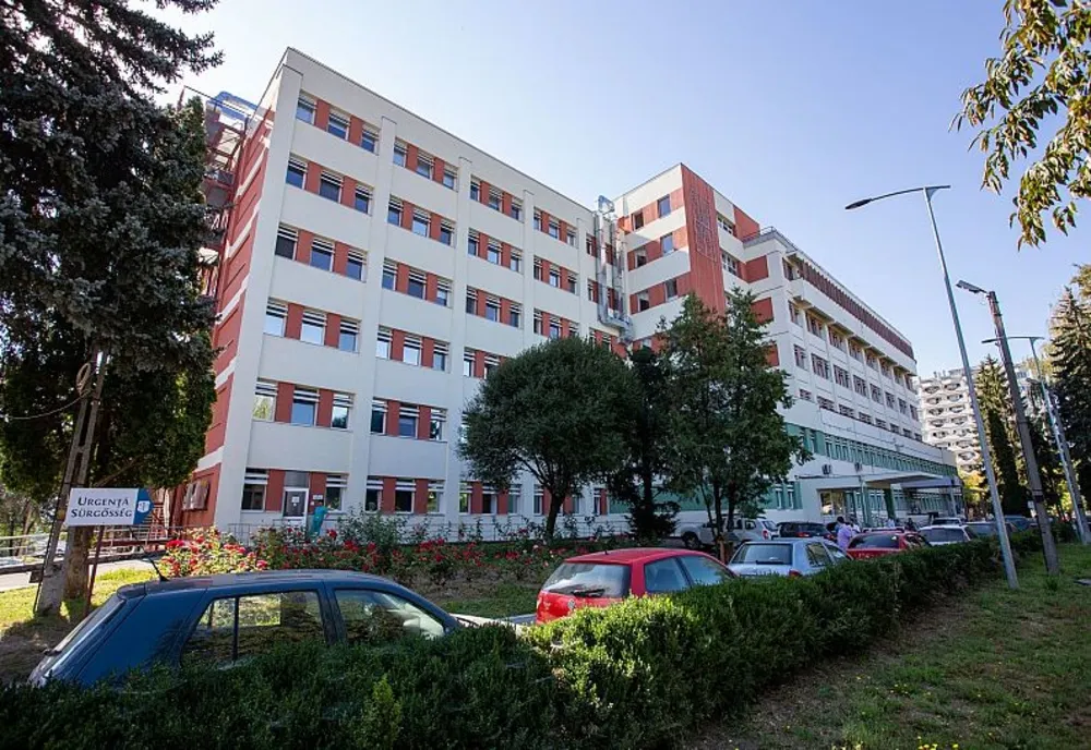 Post de Urgență modular pentru pacienții Covid și suspecți, în curtea Spitalului Județean Sfântu Gheorghe