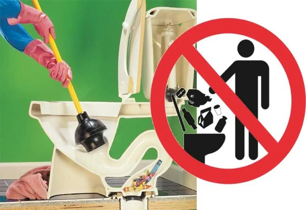 Măștile de protecție, mucurile de țigară sau lenjeria intimă NU au ce căuta în WC!