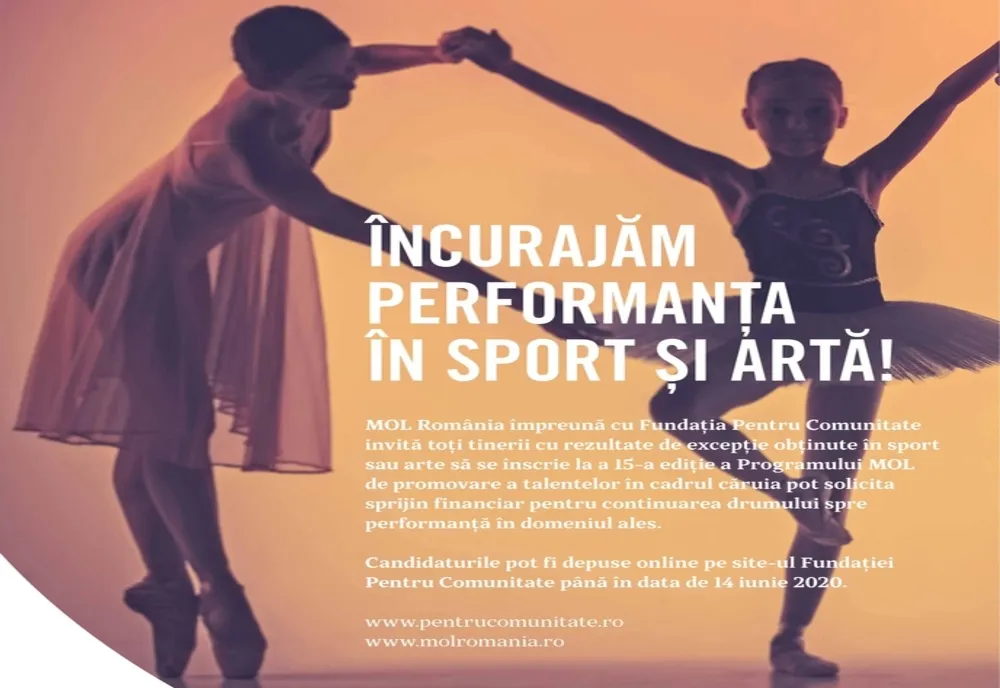 Înscrierile în programul MOL de promovare a talentelor continuă până la mijlocul lunii iunie