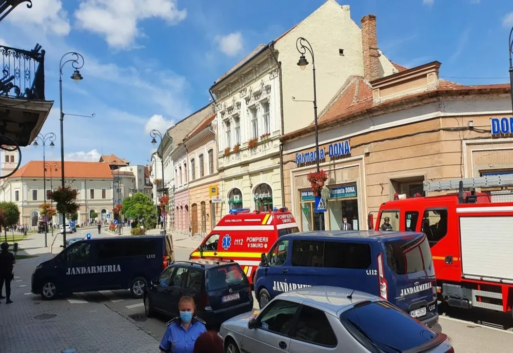 Alertă cu bombă, acum, la Primăria Sfântu Gheorghe!