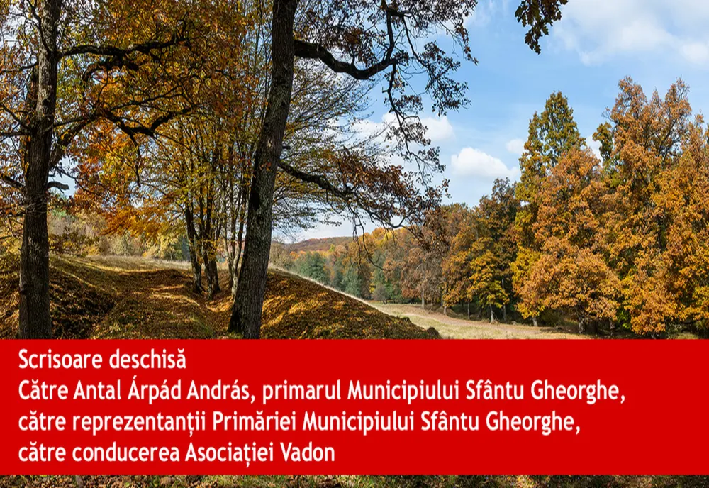 Scrisoare deschisă adresată primarului din Sfântu Gheorghe