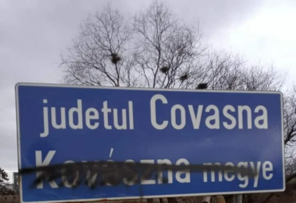 Indicatoare de la intrarea în judeţ, vandalizate după meciul Sepsi OSK – Farul Constanţa