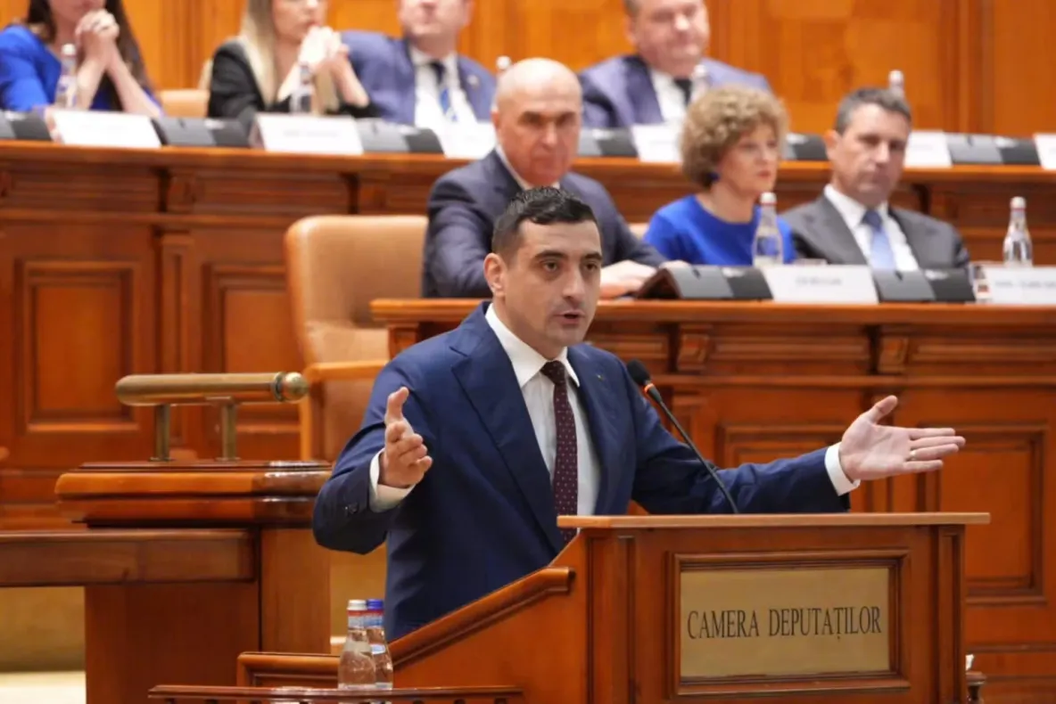 George Simion: Suntem dispuși să scoatem țara din criză și să participăm la reconciliere națională. Călin Georgescu se potrivește pentru funcția de premier”