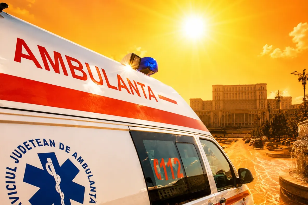 Canicula face ravagii în București și Ilfov. Peste 5.400 de oameni au chemat Ambulanța în doar patru zile