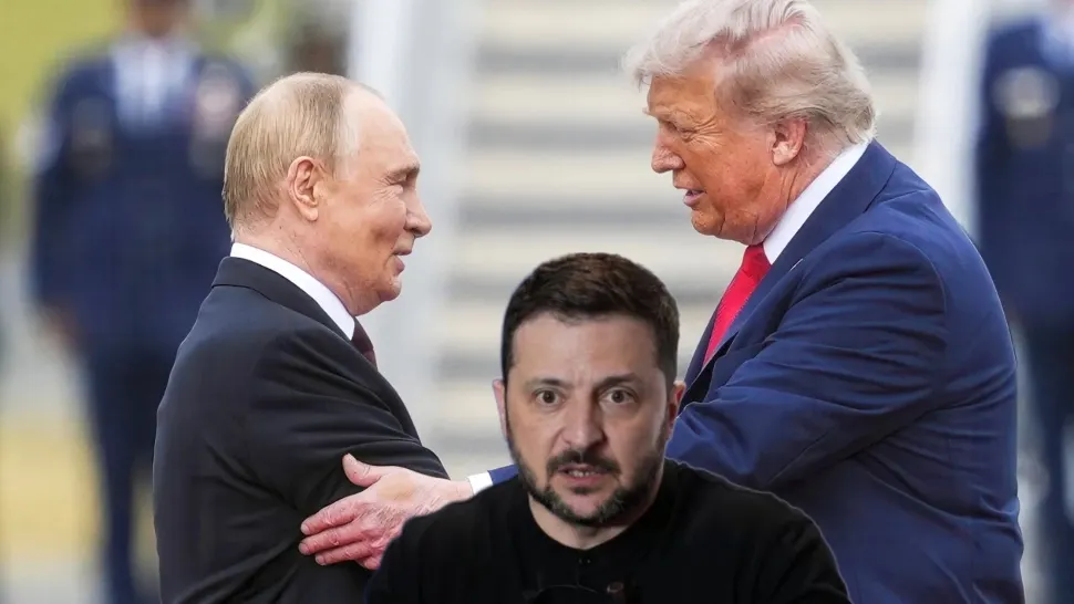 Putin, Zelenski, Trump