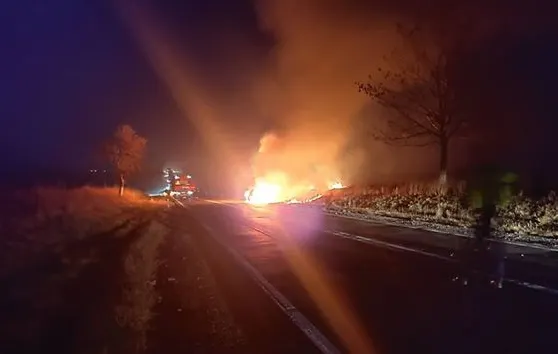 incendiu masina