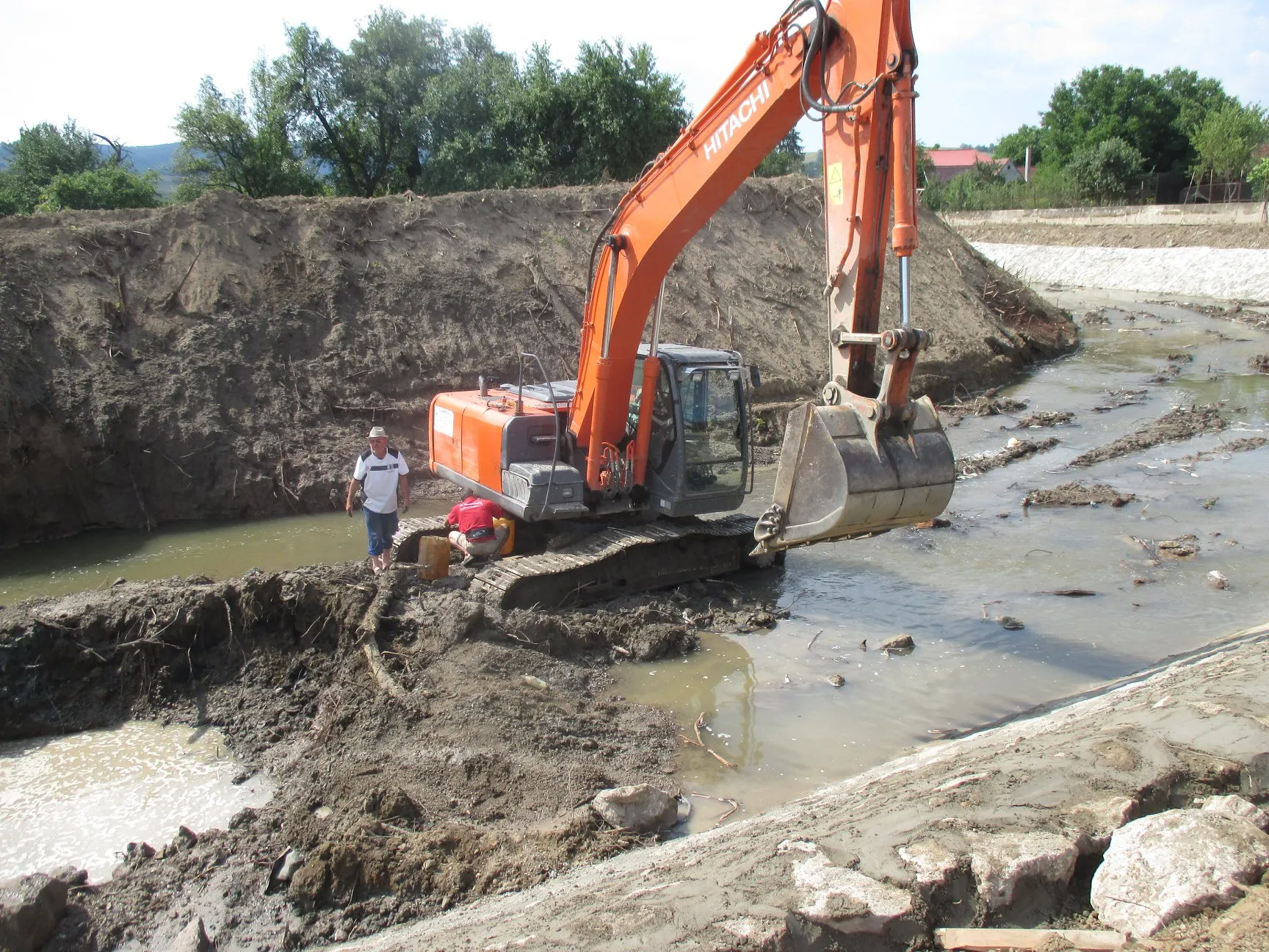 Lucrari de prevenire inundatii iulie 2019 - 2