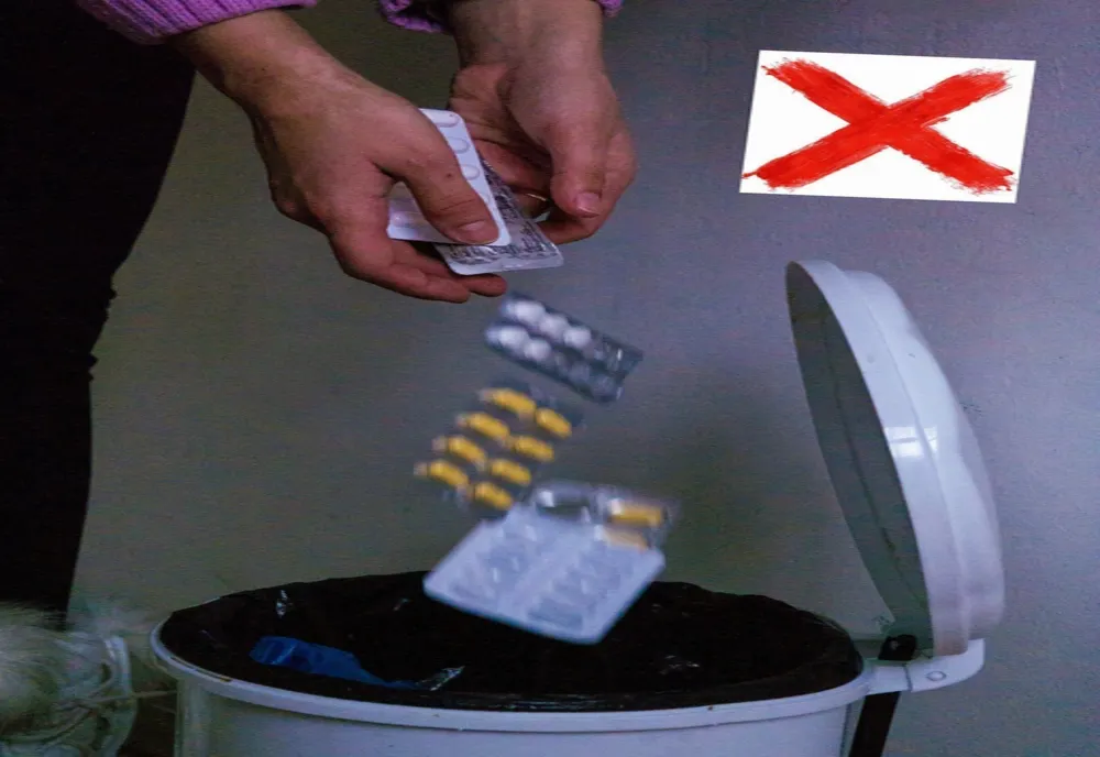 Covăsnenii n-au ce face cu medicamentele expirate. Conform legii, farmaciile ar trebui să le primească, însă e ilegal... 