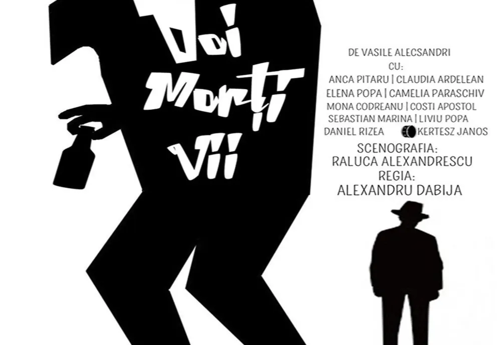 Biletele la „Doi morţi vii” - cea mai nouă premieră a Teatrului „Andrei Mureşanu”, sold out