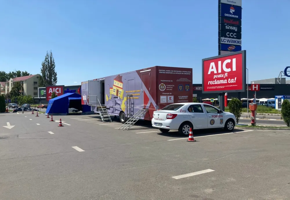 Centrul mobil de instruire a populației pentru răspuns la situații de urgență 