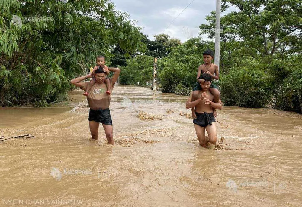 ASIA DE SUD-EST / CIRCA ŞASE MILIOANE DE COPII, AFECTAŢI DE TAIFUNUL YAGI (UNICEF)
