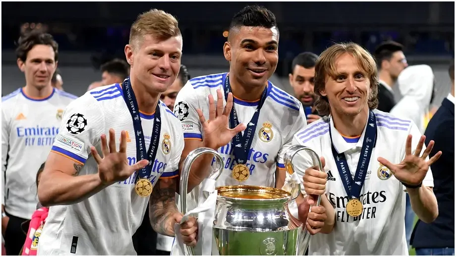 Kroos, Casemiro, Modric