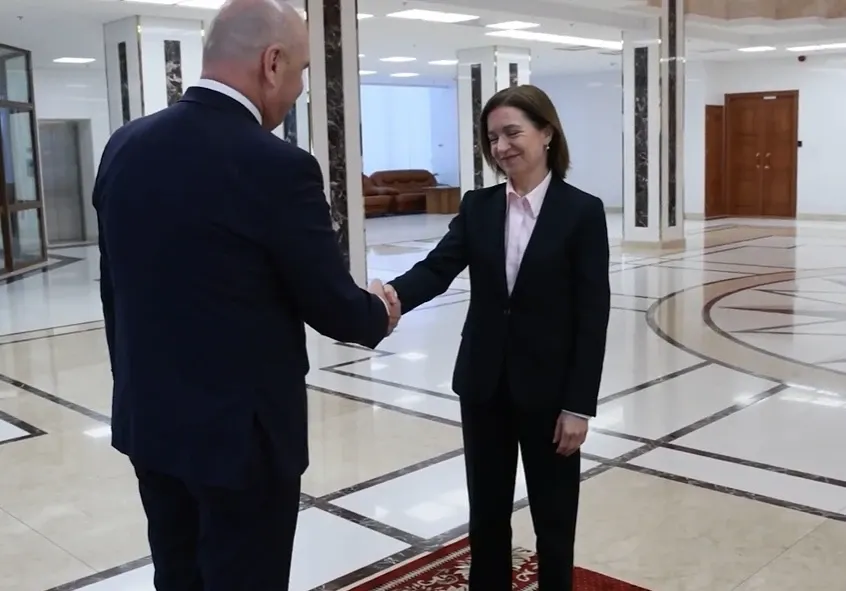Ilie Bolojan si Maia Sandu