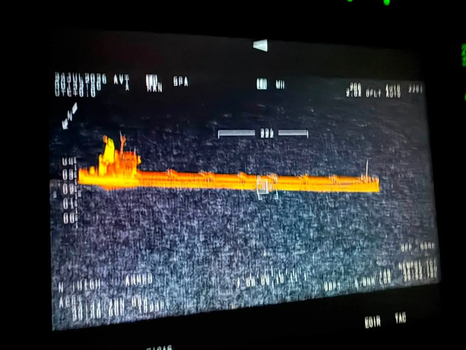 Nava avariată pe Marea Neagra