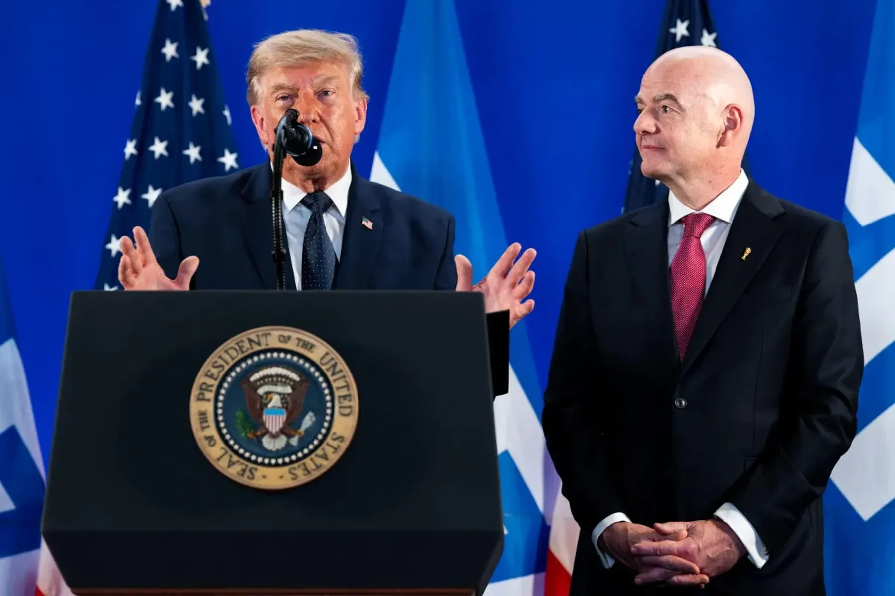 Donald Trump, Gianni Infantino