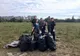 Poliţiştii şi pompierii covăsneni au participat la campania „Let’s do it, Romania!”