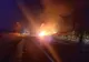 Incendiu la un autoturism pe DN11 lângă Cernat