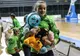 Sute de jucării donate de suporterii echipei Sepsi-SIC înaintea meciului cu Orman Genclik