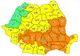 Cod portocaliu de ploi puternice în 23 de judeţe, inclusiv Covasna