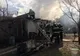 FOTO. Bătrână de 85 de ani, moartă într-un incendiu la Dobolii de Sus