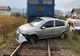 Maşină lovită de tren la Lemnia după ce frânele au cedat