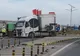 Accident cu două TIR-uri în sensul giratoriu din judeţul Covasna