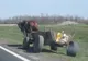A fost călcat de căruța din care a căzut!