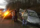 Intervenție rapidă a jandarmilor după producerea unui accident rutier