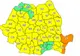 Avertizare COD PORTOCALIU și COD GALBEN de ploi pentru aproape toată țara